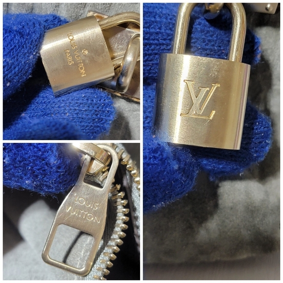 SOLD***Authentic Louis Vuitton Limited Edition Whisper Bag Monogram Suede & Pyt… - Picture 9 of 13